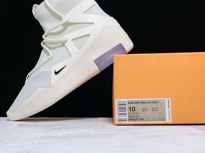 nike air fear of god 1 sail black - ar4237-100
