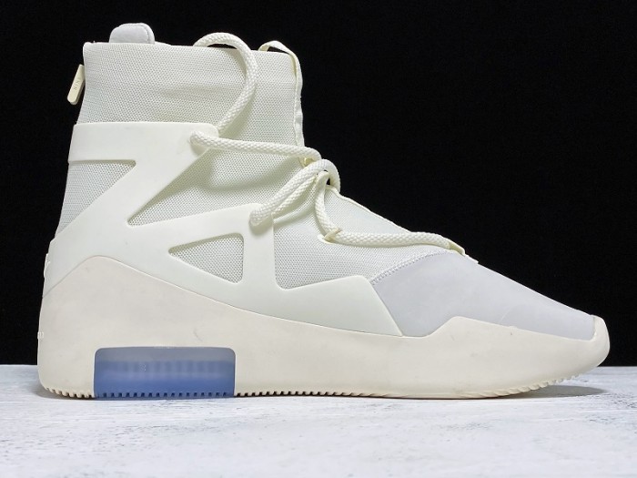 nike air fear of god 1 sail black - ar4237-100