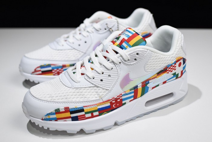 nike air max 90 nic qs "international flag pack" a05119-100