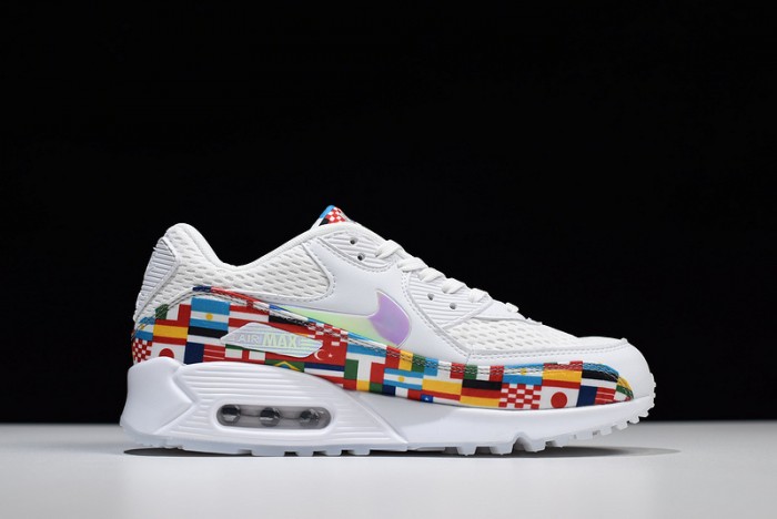 nike air max 90 nic qs "international flag pack" a05119-100