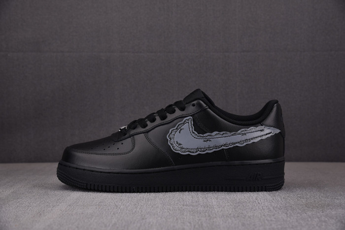 nike air force 1 low ''07 black (kaws sky high farm workwear edition)